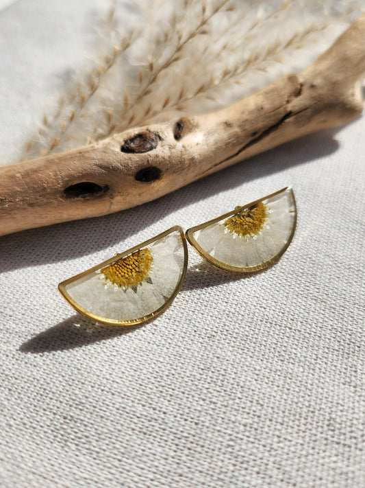 Floral Large Stud Earrings