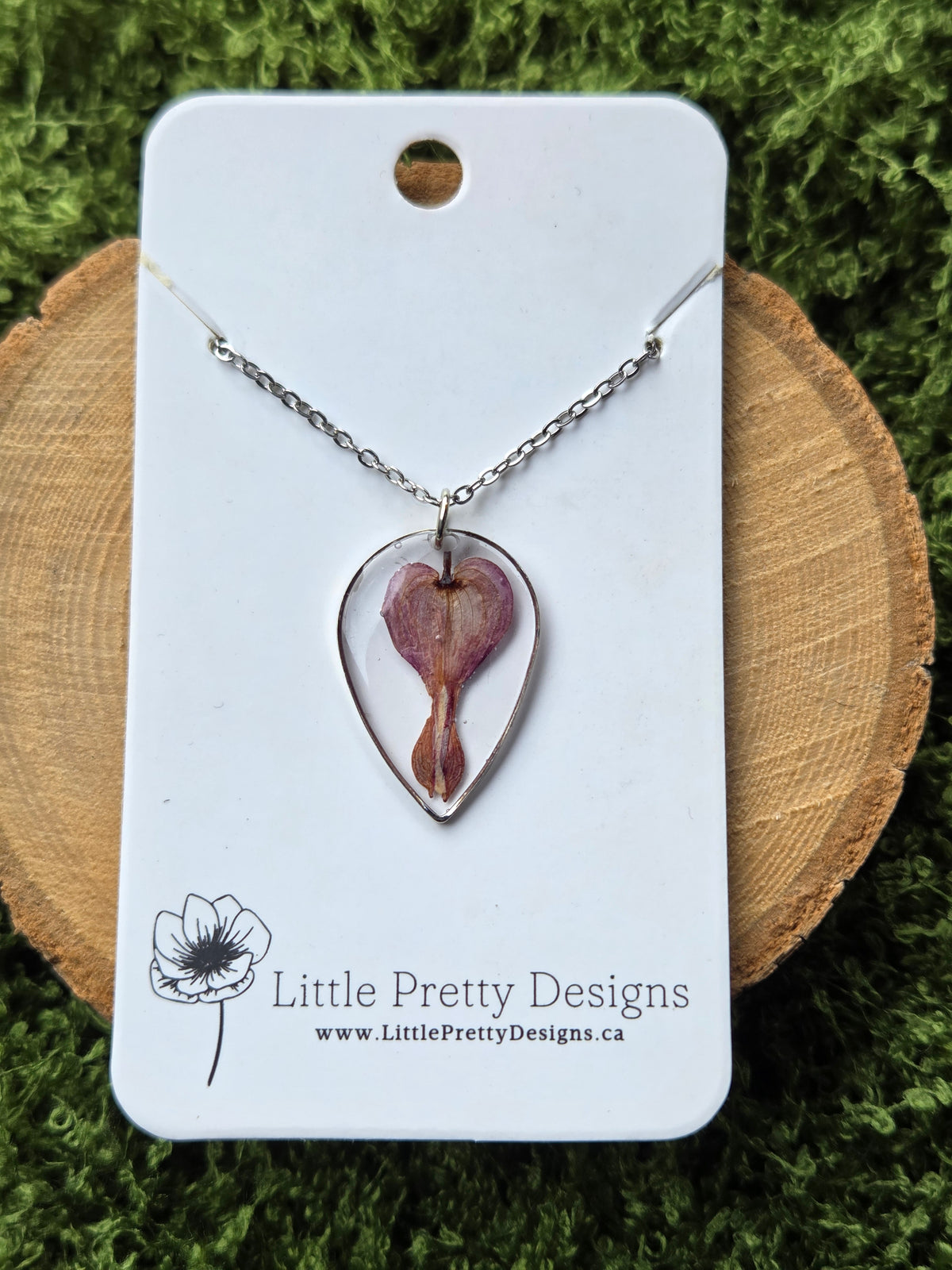 Pressed Flower Necklace