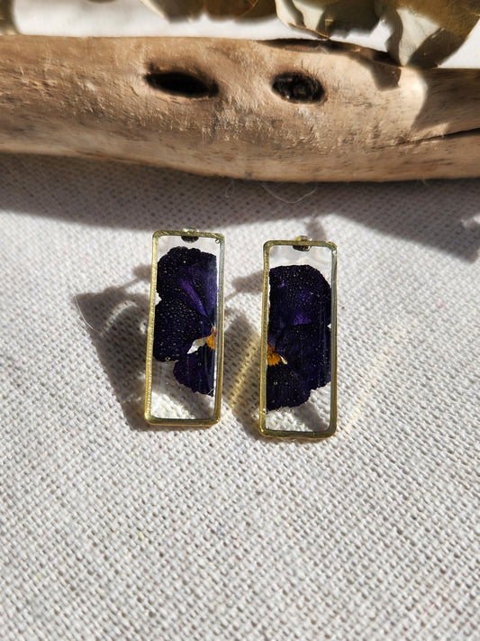 Floral Large Stud Earrings