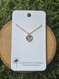 Heart flower Necklace
