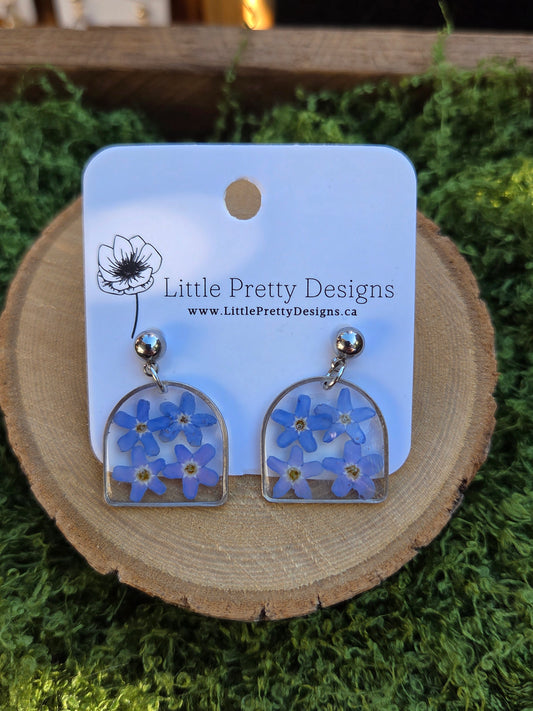 Dainty Floral Drop Earrings