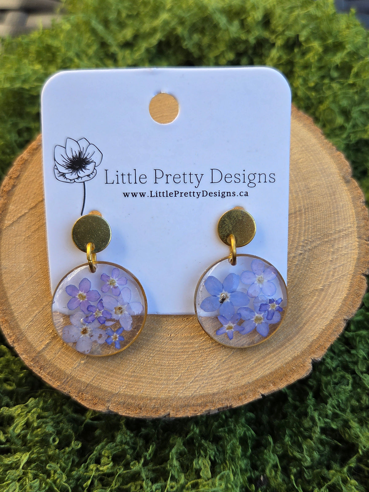 Dainty Floral Drop Earrings