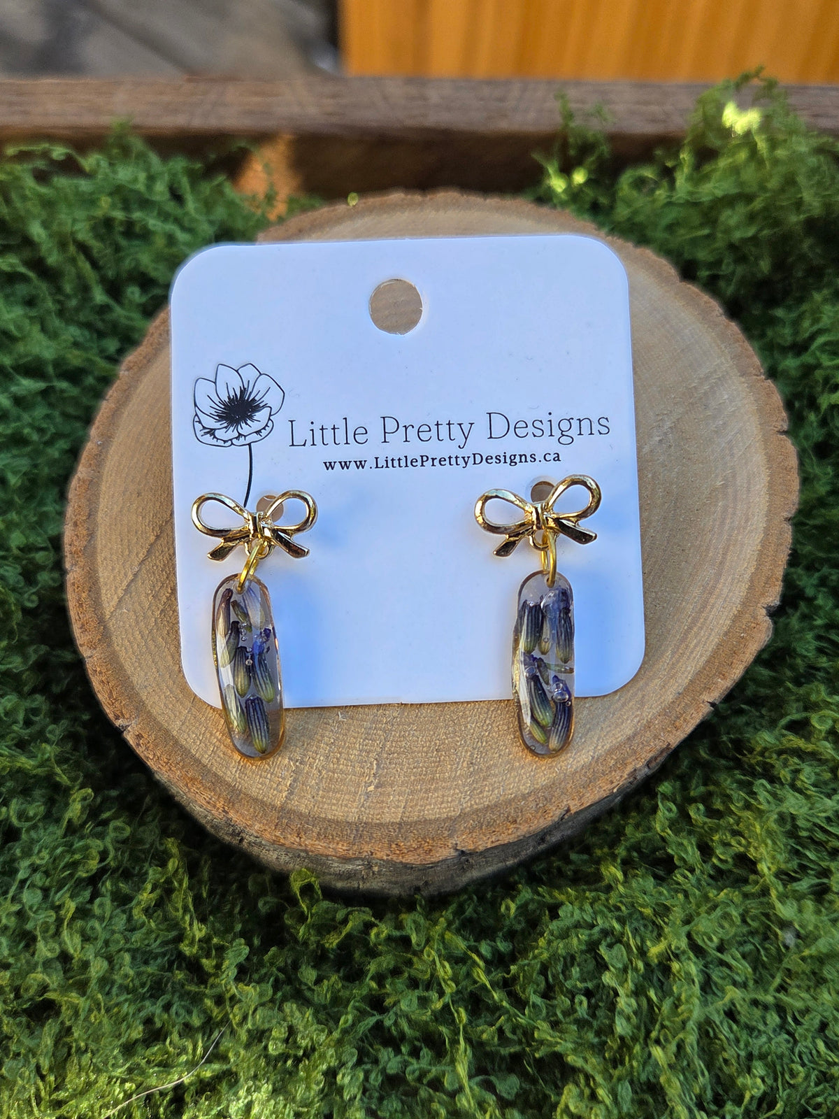 Pressed Flower Earrings