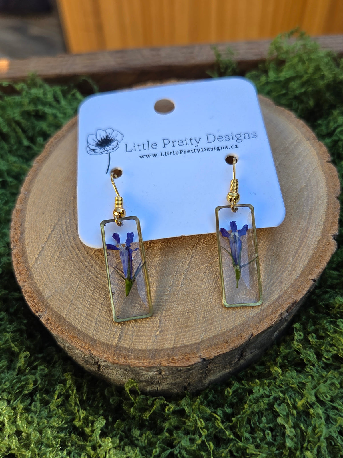 Pressed Flower Earrings
