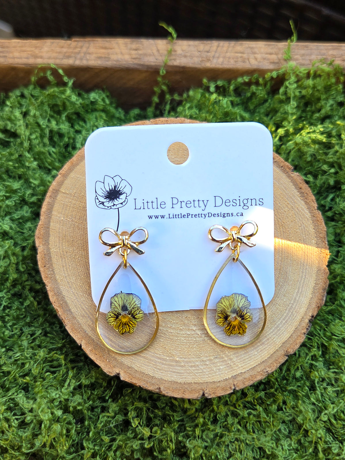 Floral Drop Earrings