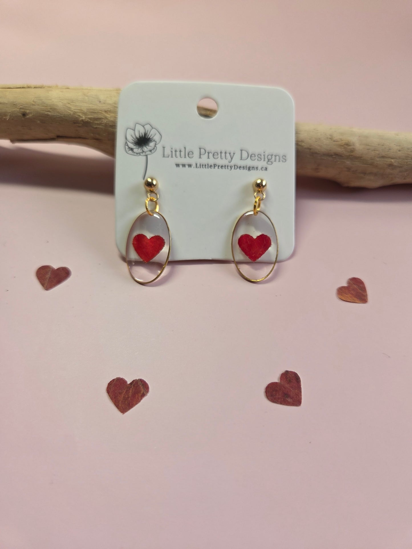 Pressed Flower Earrings