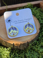 Round stud earrings