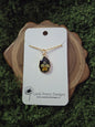 Octagon Flower Necklace