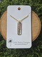 Rectangle Flower Necklace