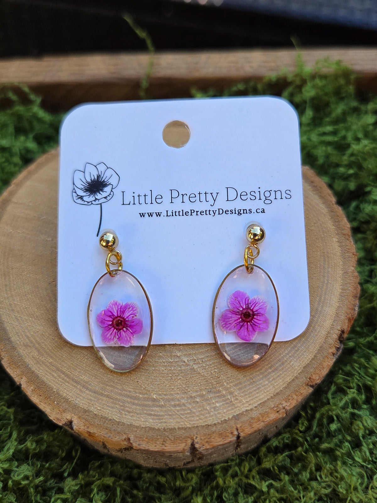 Dainty Floral Drop Earrings