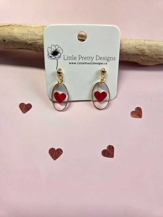 Pressed Flower Earrings