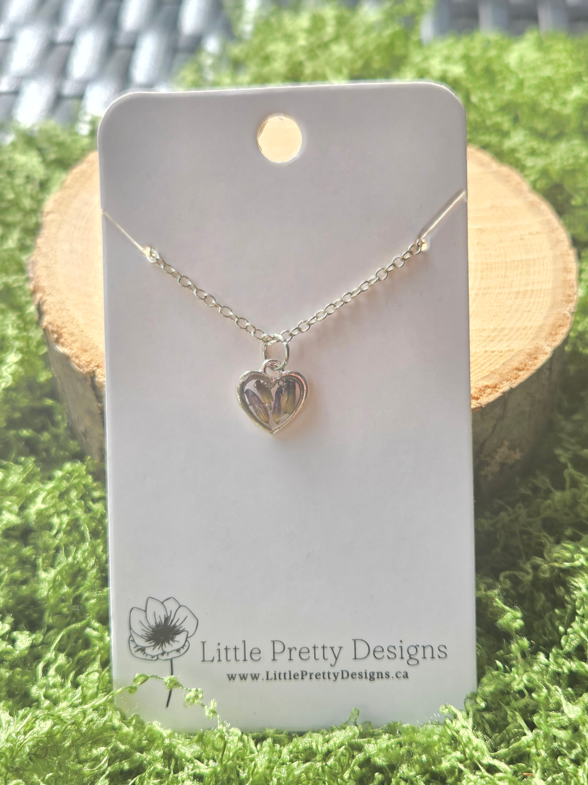 Heart flower Necklace