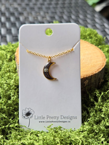 Mini moon Flower Necklace