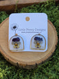 Arch Floral Stud Earrings