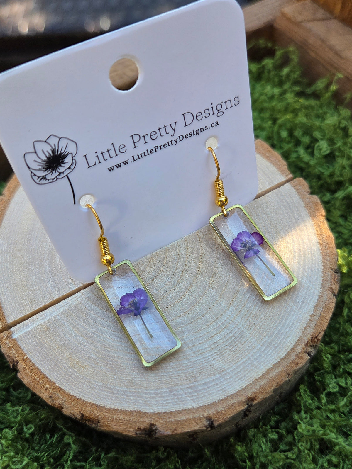 Floral Drop Earrings