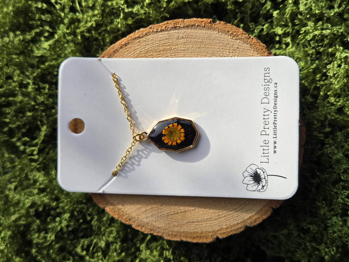 Pressed Flower Necklace