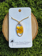 Pressed Flower Necklace