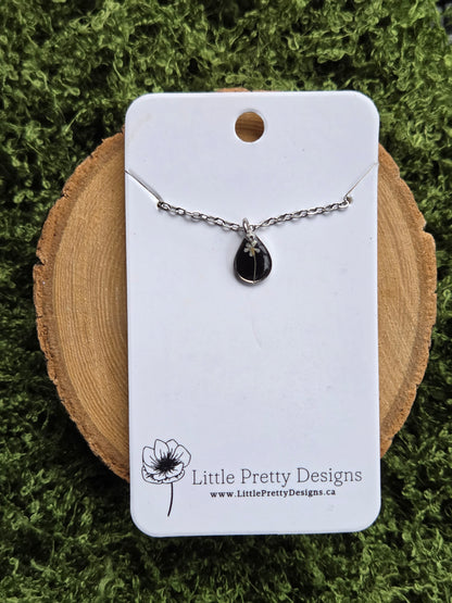 Pressed Flower Necklace