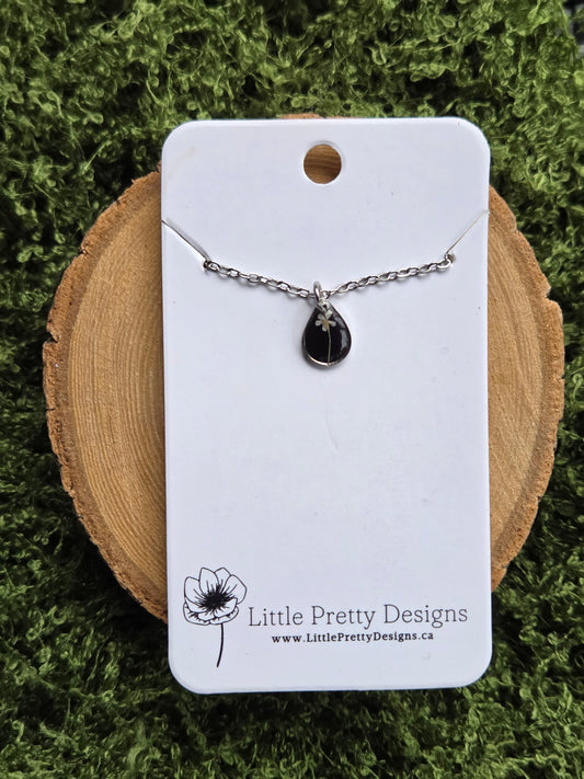 Pressed Flower Necklace