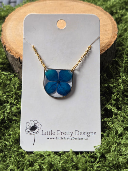 Pressed Flower Necklace