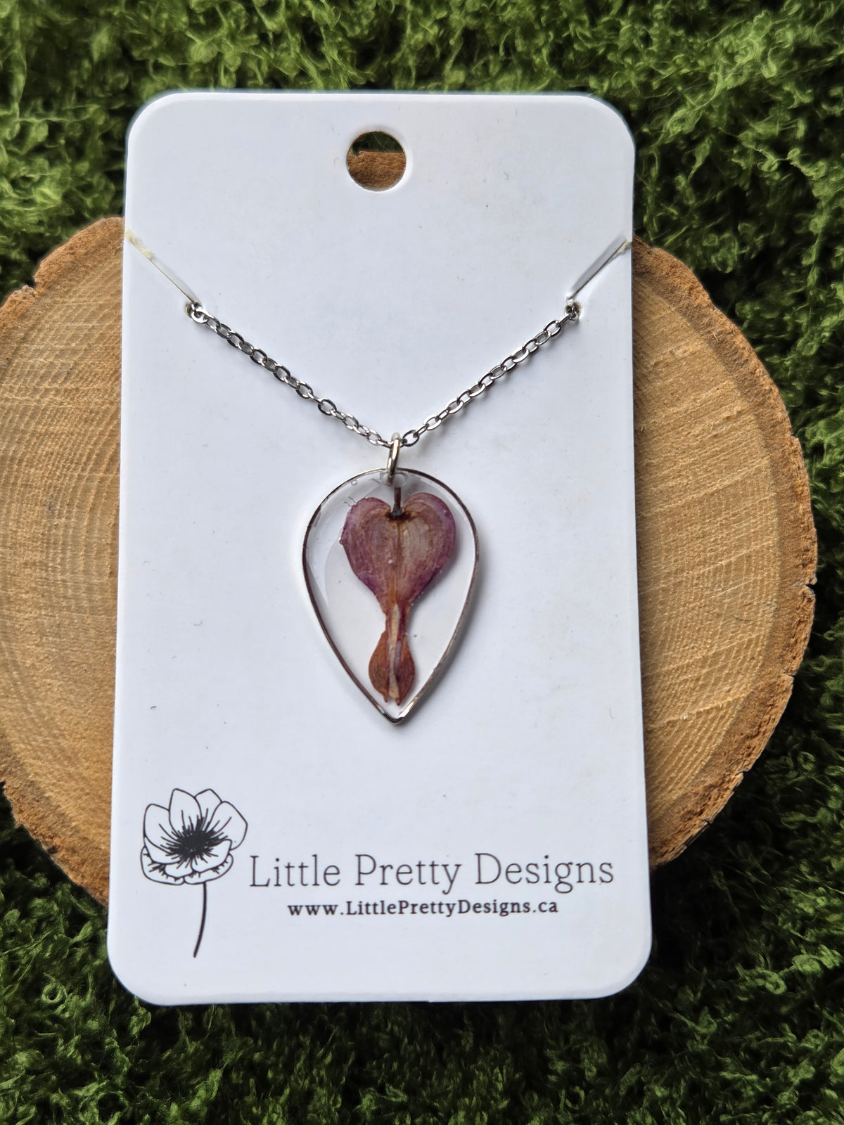 Pressed Flower Necklace