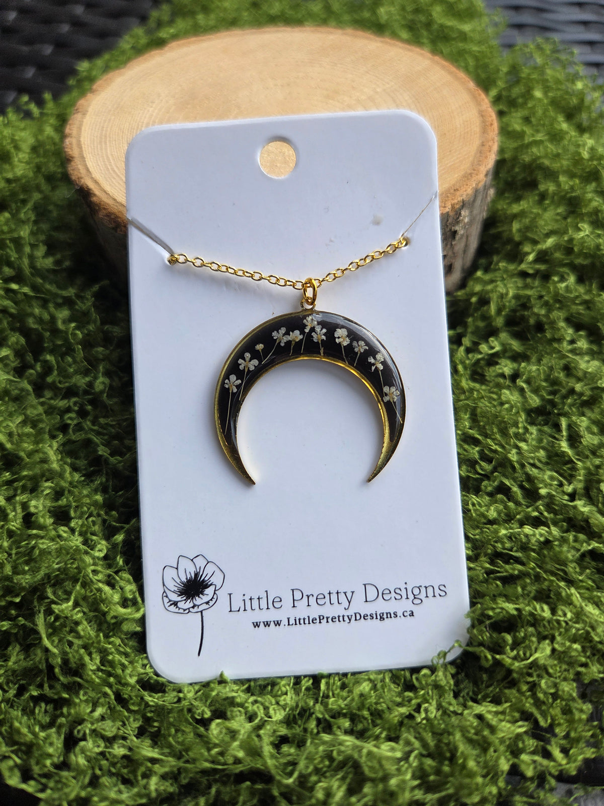 Pressed Flower Necklace