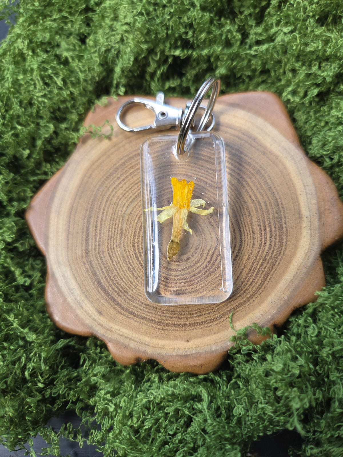 Mini Daffodil Keychain