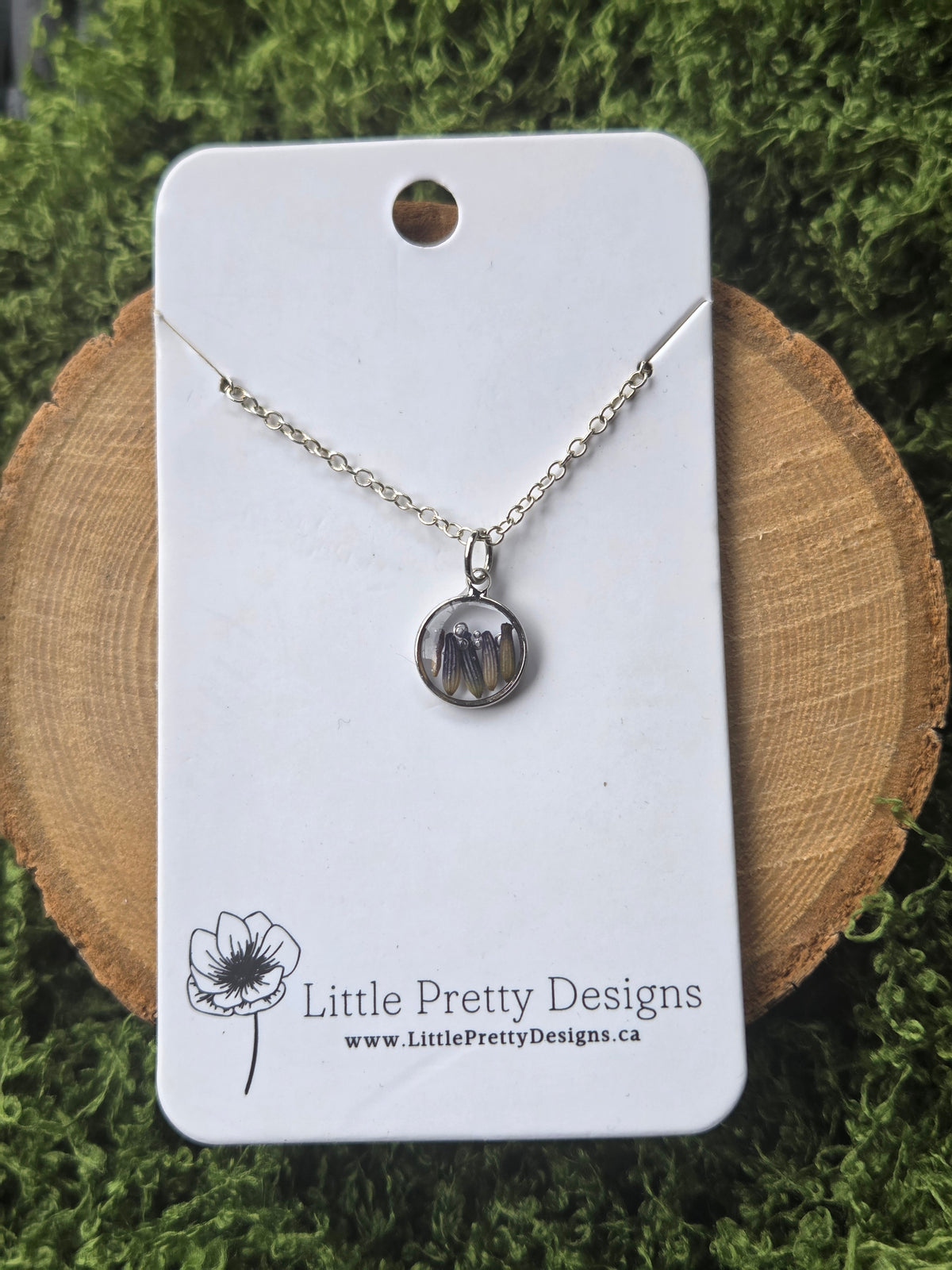 Pressed Flower Necklace