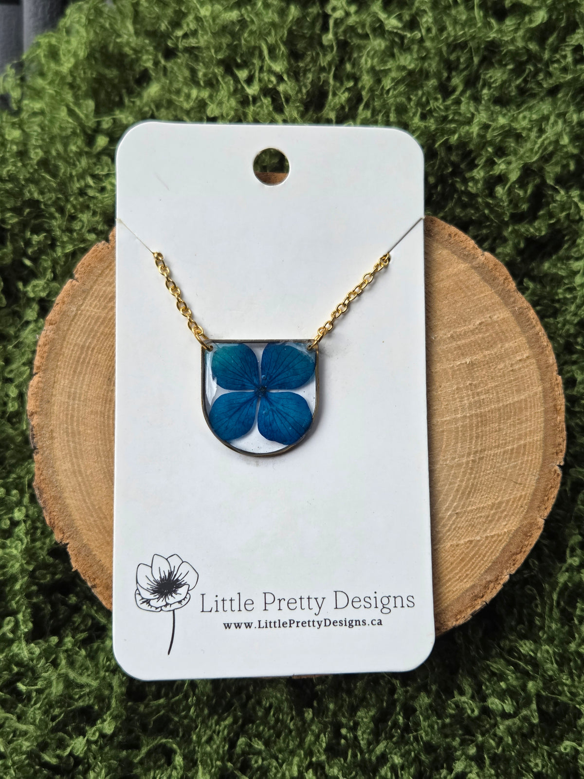 Pressed Flower Necklace