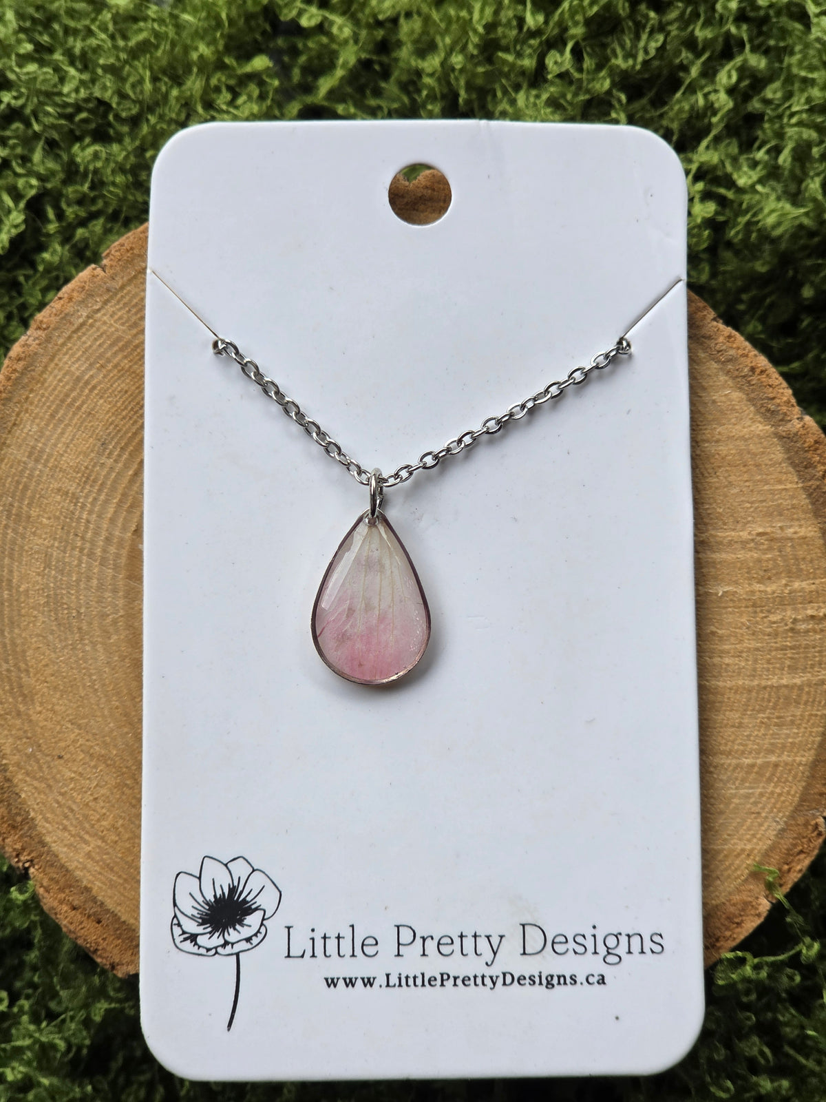 Pressed Flower Necklace
