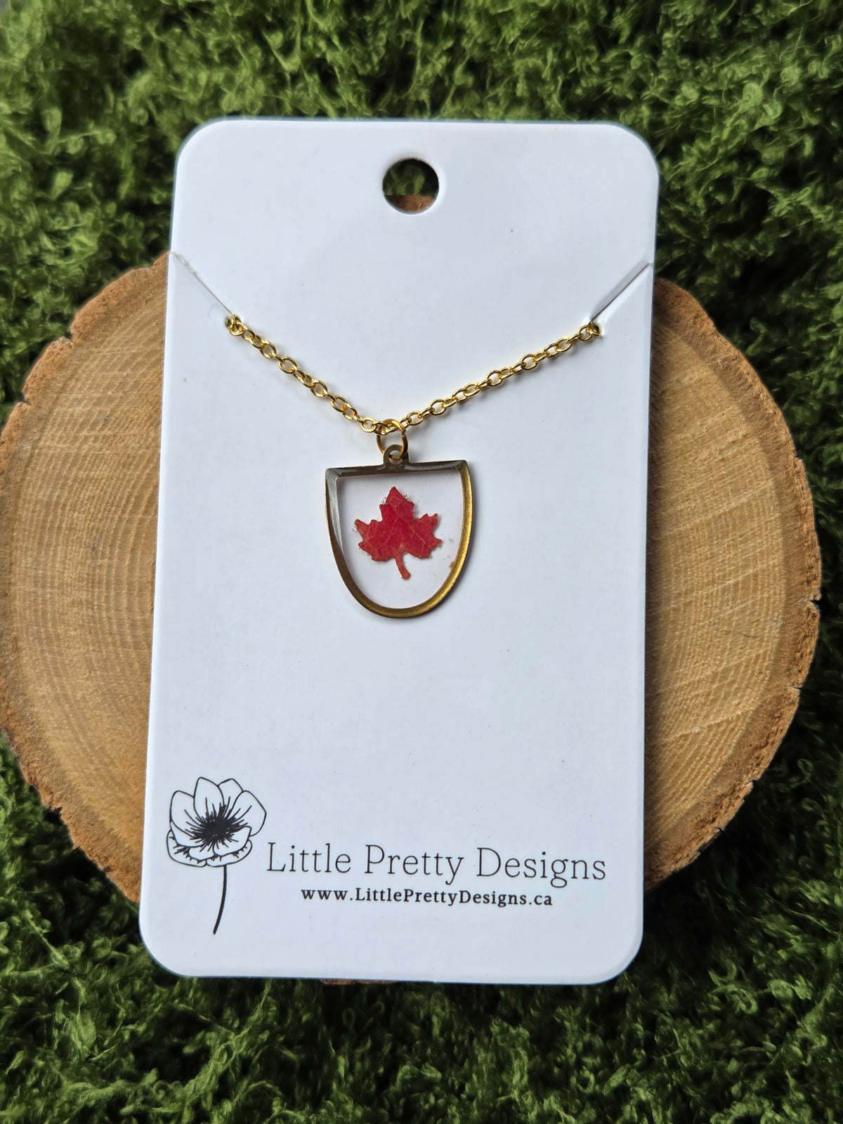 Pressed Flower Necklace
