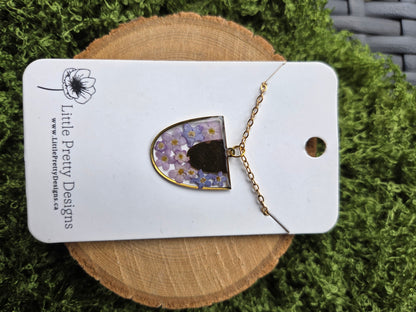 Pressed Flower Necklace