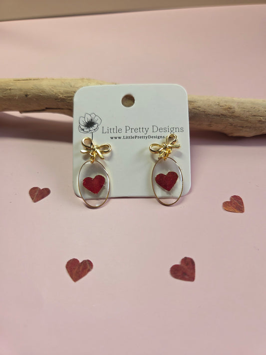 Pressed Flower Earrings