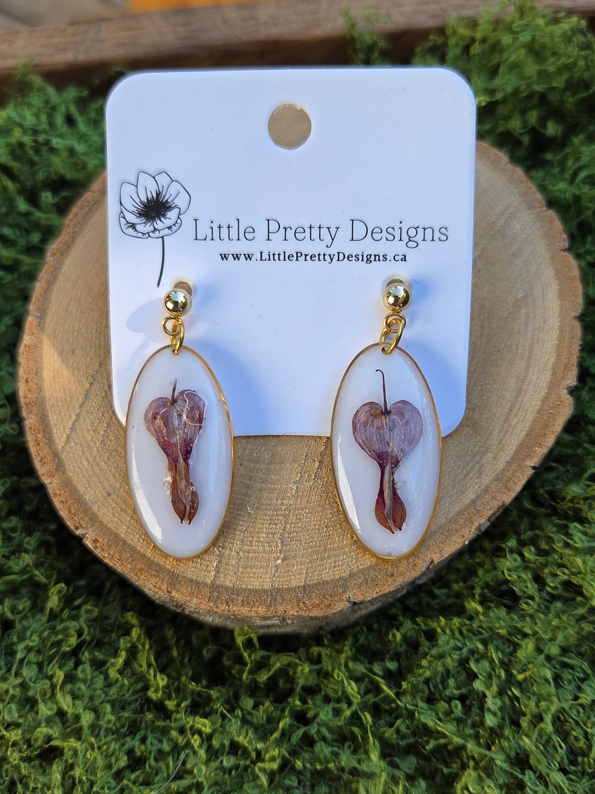 Dainty Floral Drop Earrings