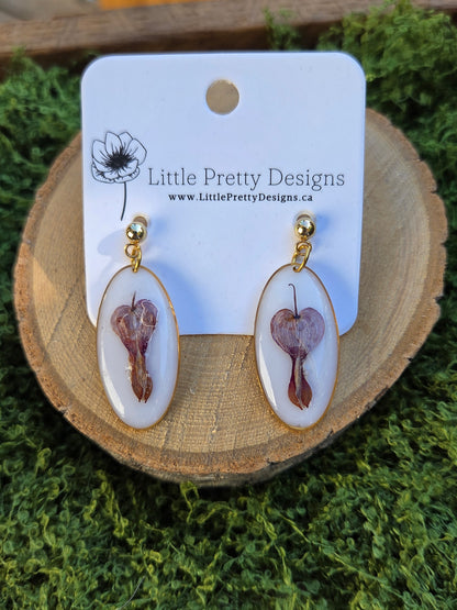Dainty Floral Drop Earrings