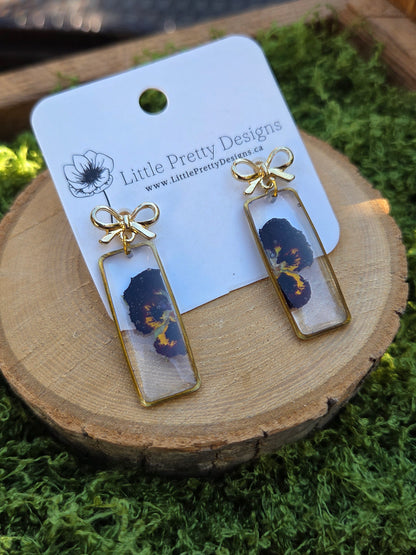 Floral Drop Earrings