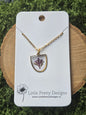 Dainty flower necklace