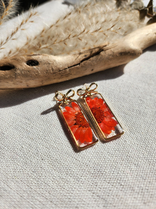 Floral Drop Earrings