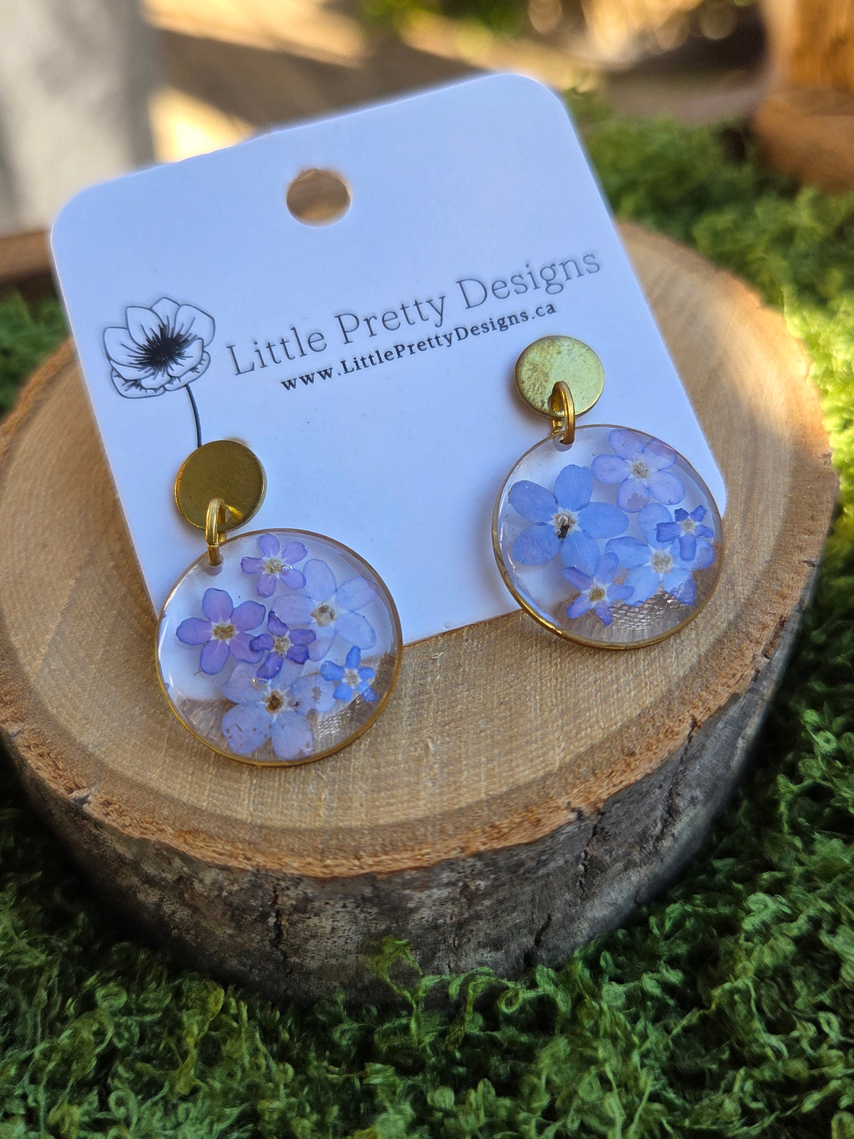Dainty Floral Drop Earrings