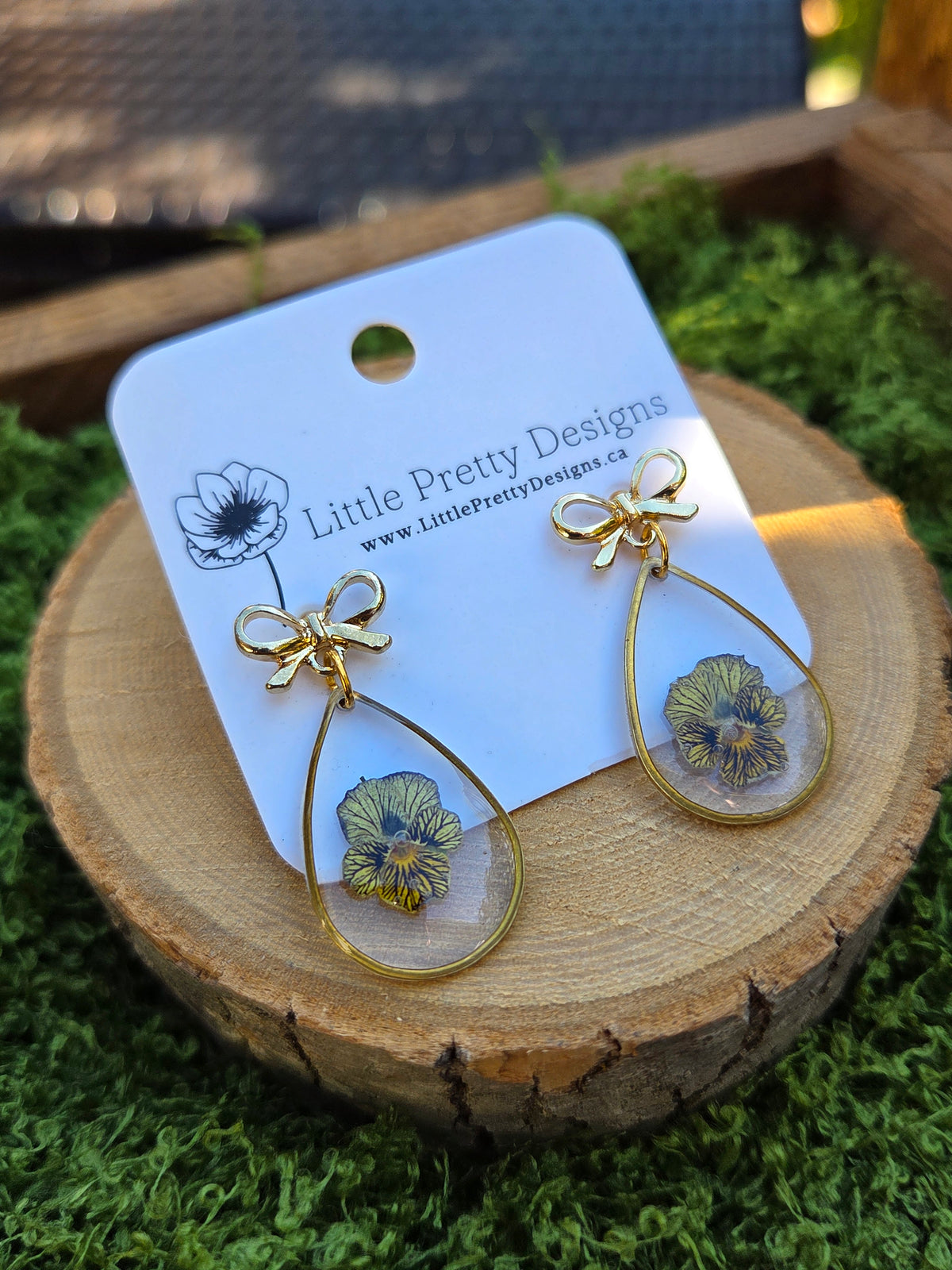 Floral Drop Earrings