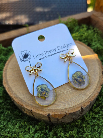 Floral Drop Earrings