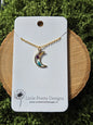 Mini moon Flower Necklace