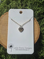 Heart flower Necklace