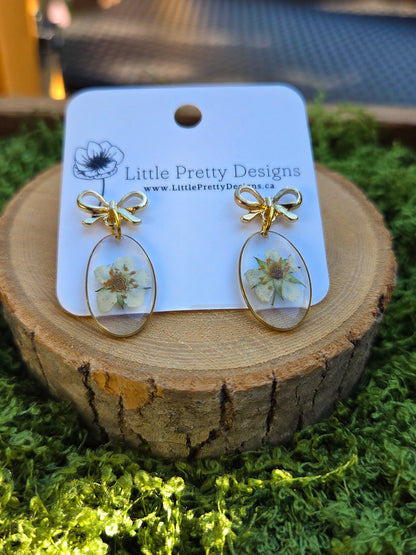 Floral Drop Earrings