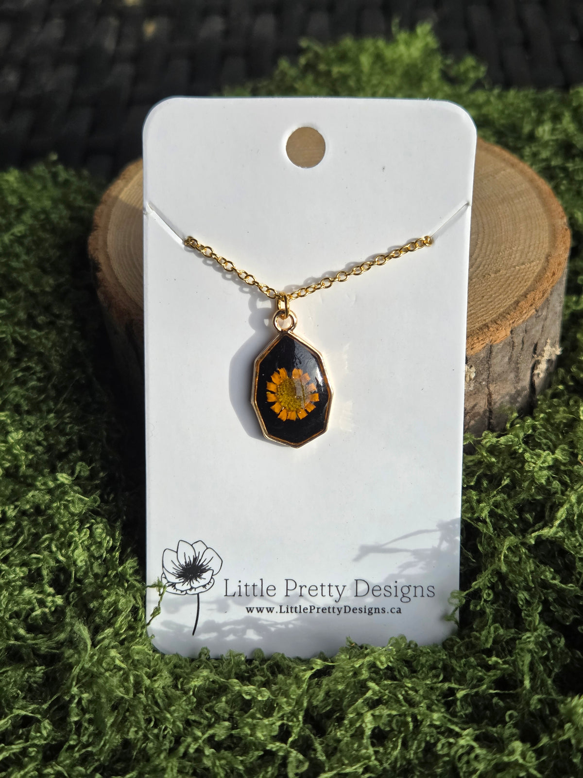 Pressed Flower Necklace