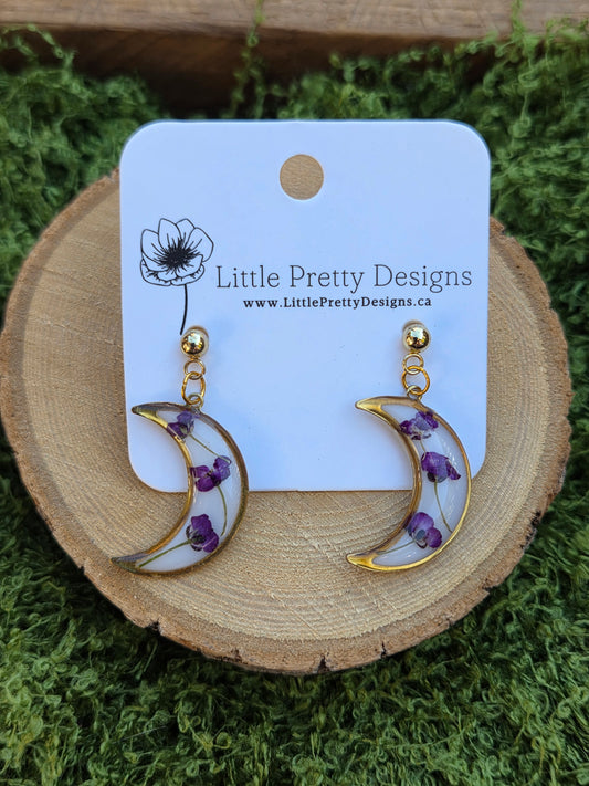 Dainty Floral Drop Earrings
