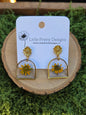 Dainty Floral Drop Earrings