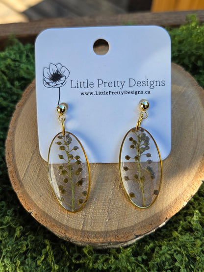 Dainty Floral Drop Earrings