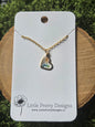 Heart flower Necklace