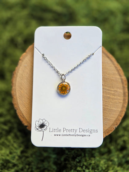 Round Flower Necklace
